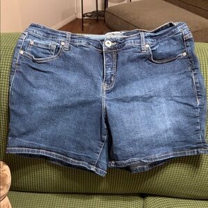 torrid Dark Wash Denim Jean Shorts